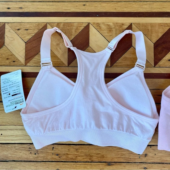 Puma Pink Sports Bra 2 Pack - Picture 7 of 7